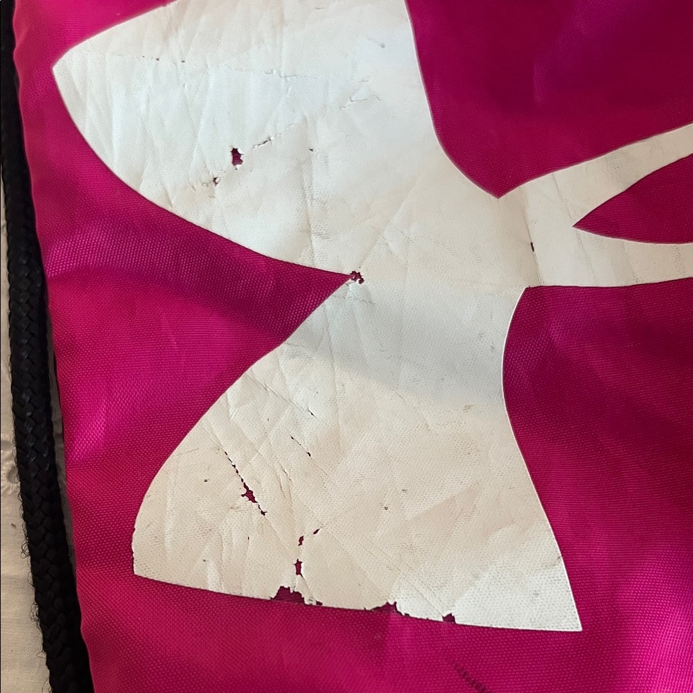 Under Armour Fuchsia Drawstring Backpack - Picture 2 of 5